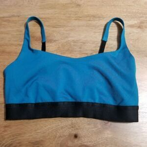 Lucy Athletic Wear Blue Sports Bra XS Lightweight
